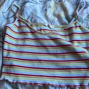 Size medium striped cropped top. From Supre size M